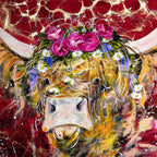 Rose - Original - SOLD by artist Rozanne Bell - Wyecliffe Galleries