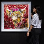 Rose - Original - SOLD by artist Rozanne Bell - Wyecliffe Galleries