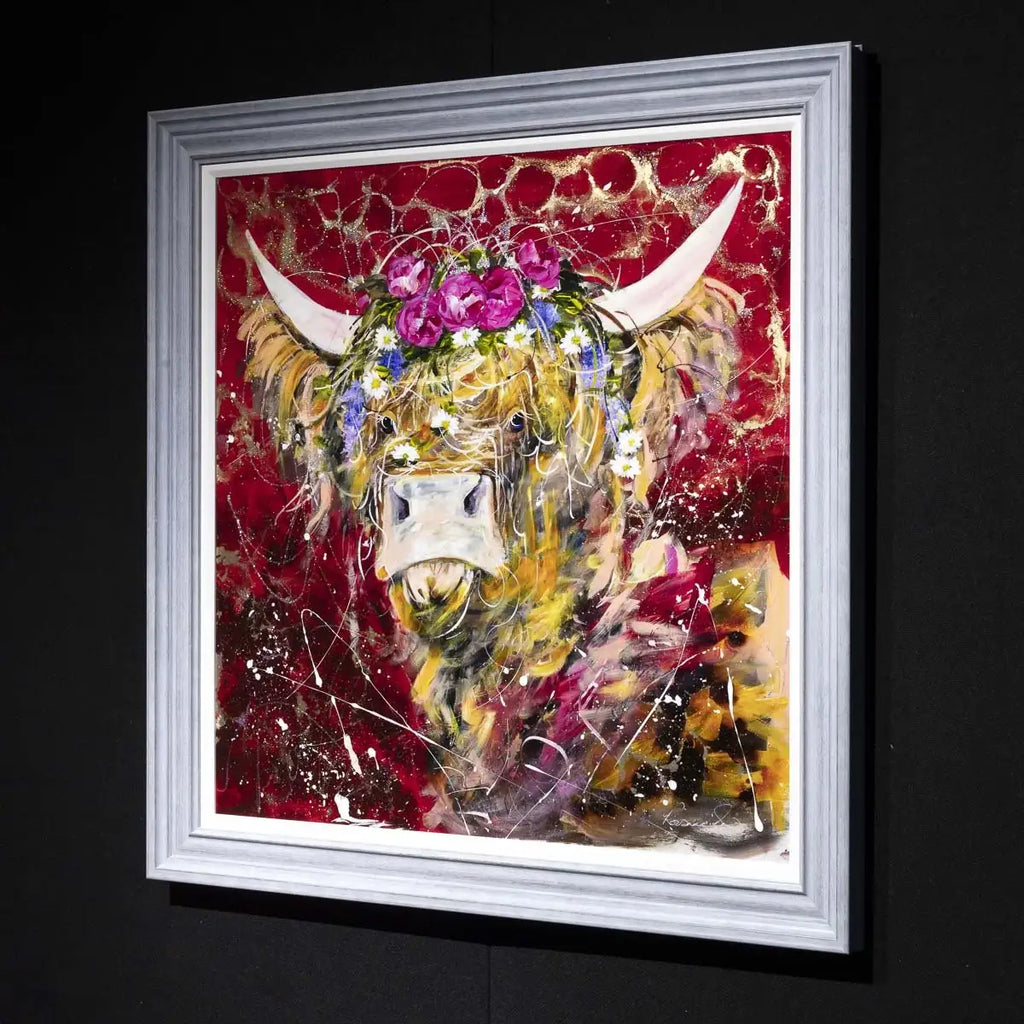 Rose - Original - SOLD by artist Rozanne Bell - Wyecliffe Galleries