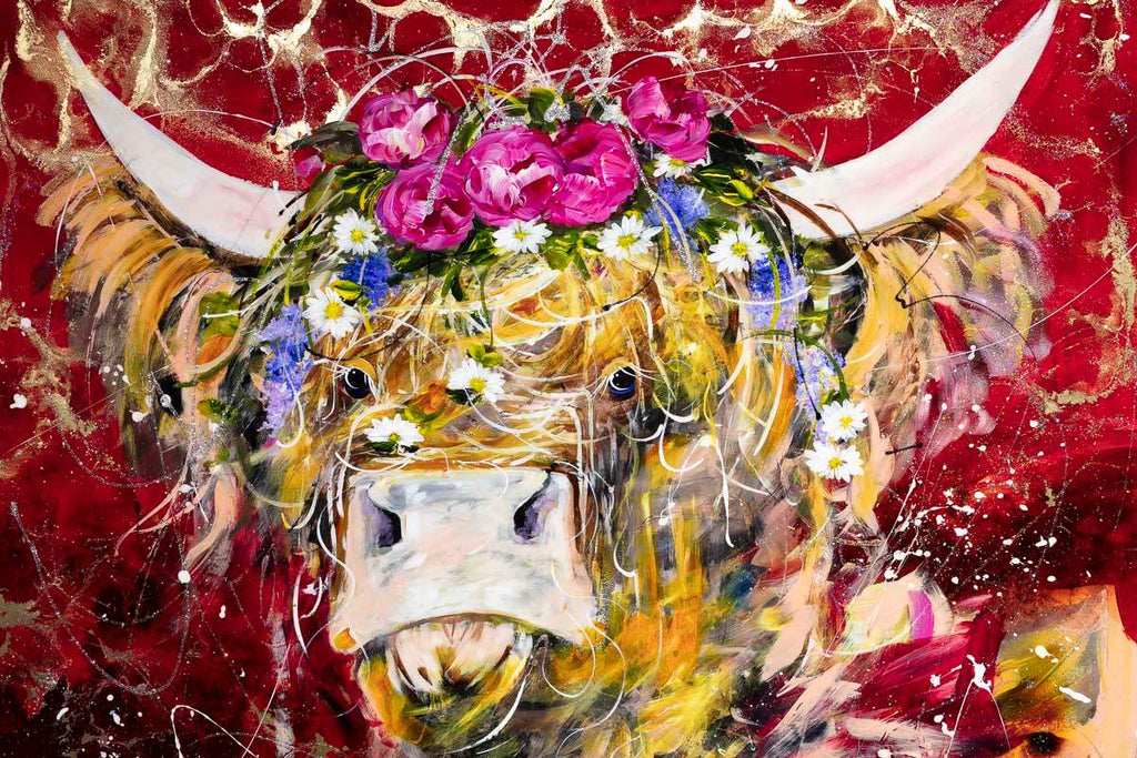 Rose - Original - SOLD by artist Rozanne Bell - Wyecliffe Galleries