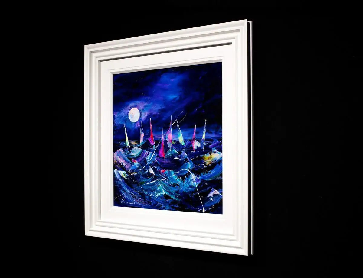 Rough Waters - Original - SOLD by artist Rozanne Bell - Wyecliffe Galleries