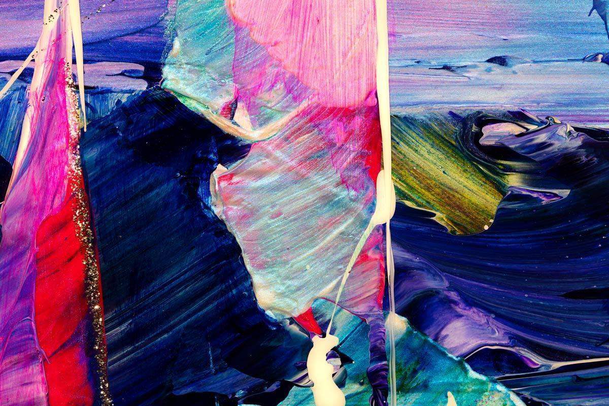 Rough Waters - Original - SOLD by artist Rozanne Bell - Wyecliffe Galleries