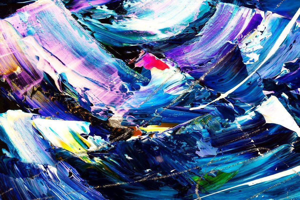 Rough Waters - Original - SOLD by artist Rozanne Bell - Wyecliffe Galleries