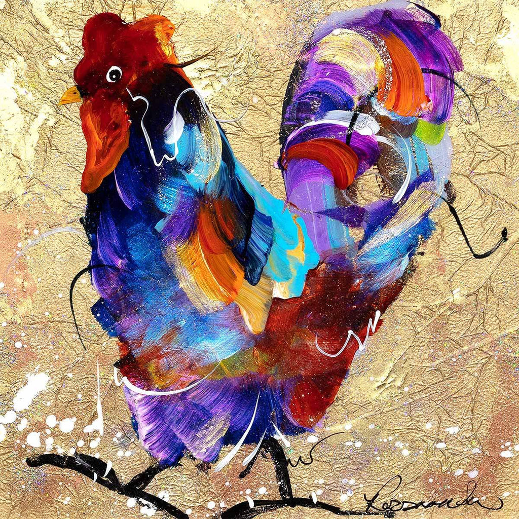 Roy - Original - SOLD by artist Rozanne Bell - Wyecliffe Galleries