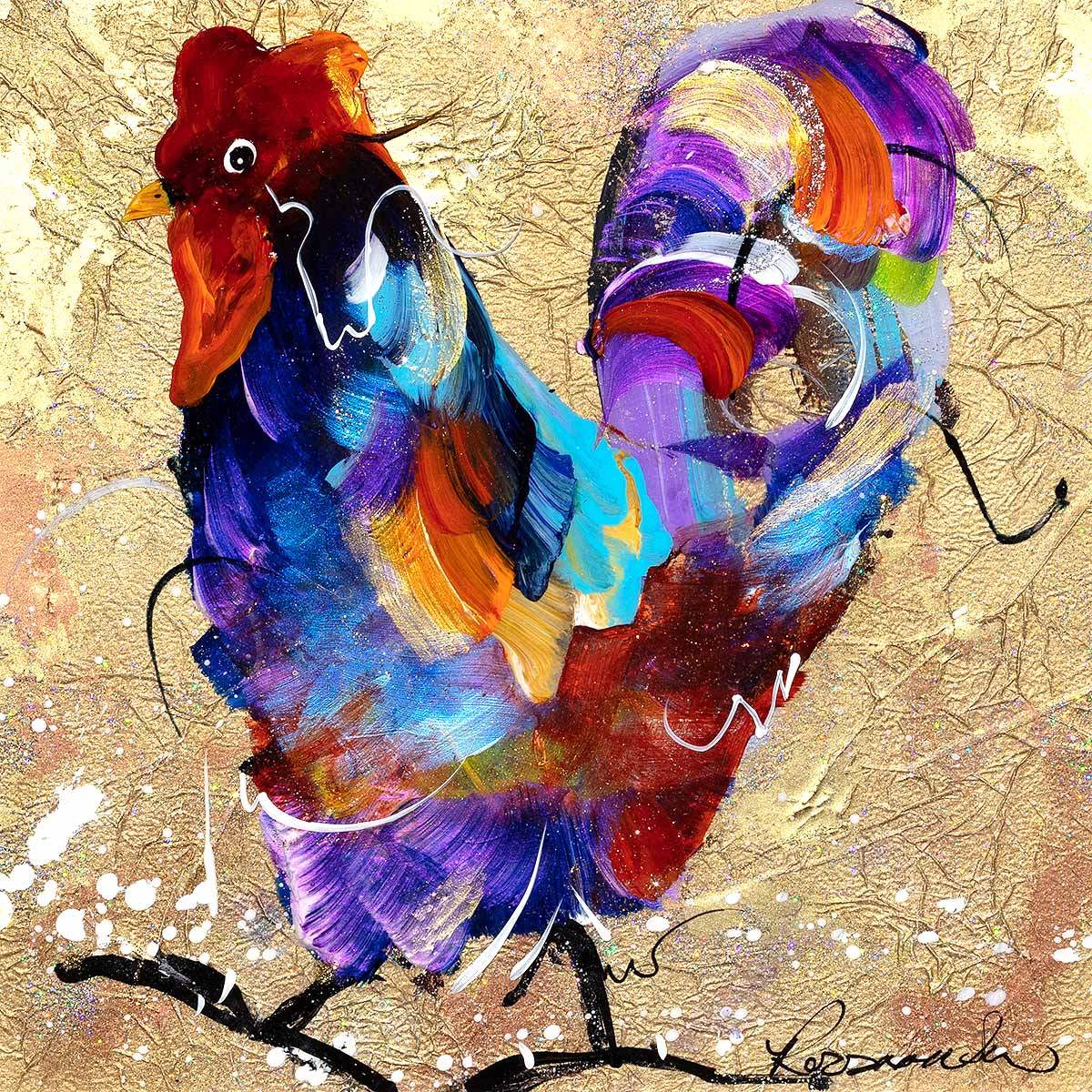 Roy - Original - SOLD by artist Rozanne Bell - Wyecliffe Galleries