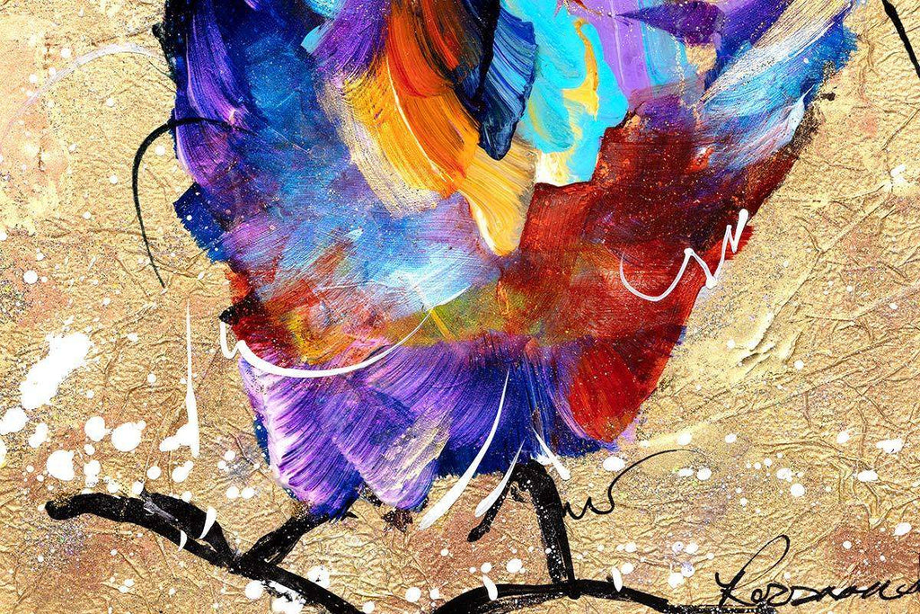 Roy - Original - SOLD by artist Rozanne Bell - Wyecliffe Galleries