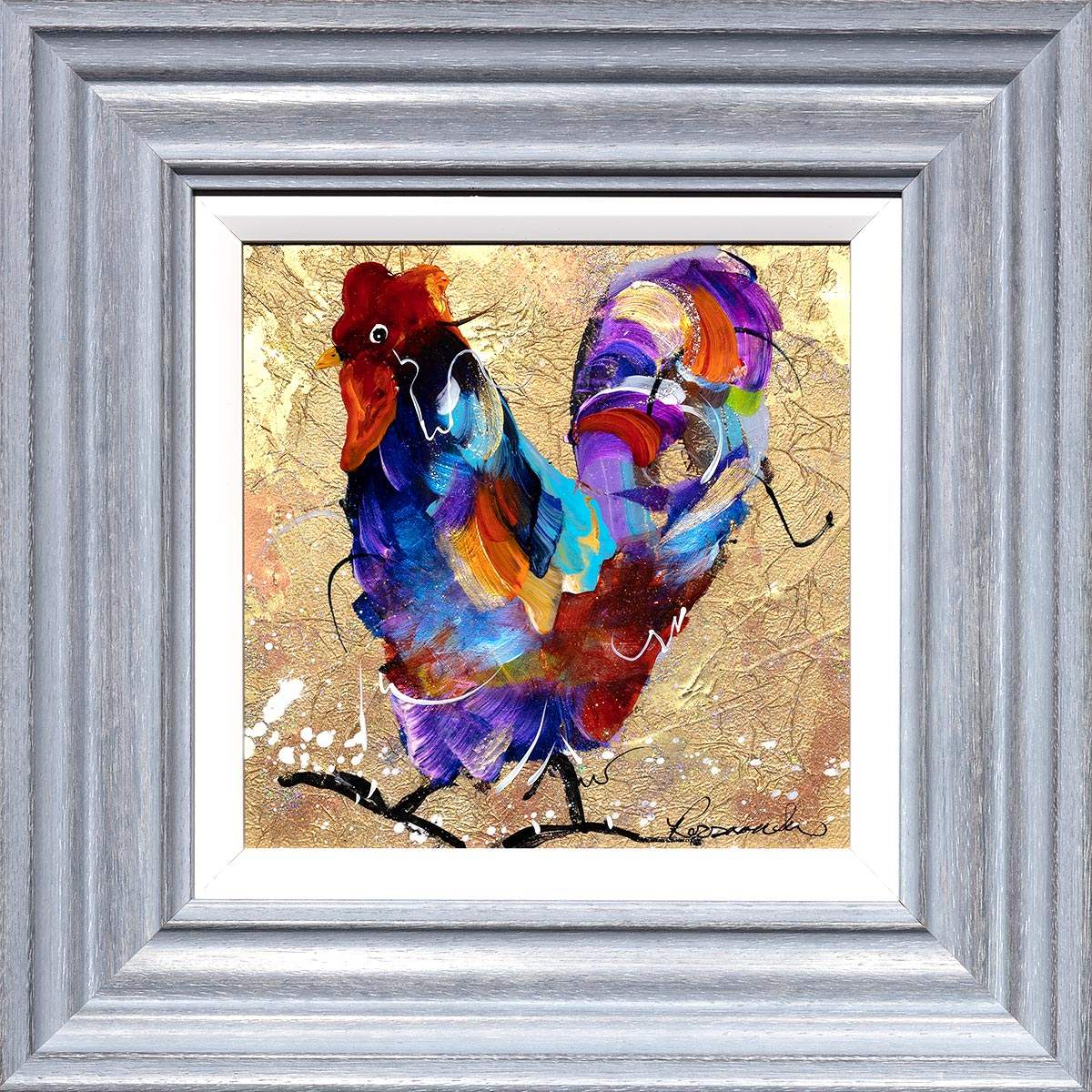 Roy - Original - SOLD by artist Rozanne Bell - Wyecliffe Galleries