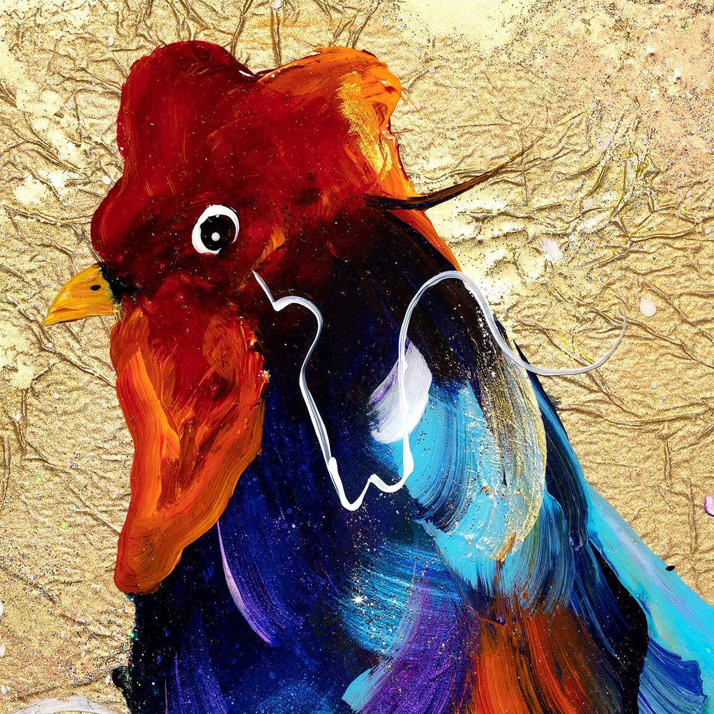 Roy - Original - SOLD by artist Rozanne Bell - Wyecliffe Galleries