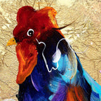 Roy - Original - SOLD by artist Rozanne Bell - Wyecliffe Galleries