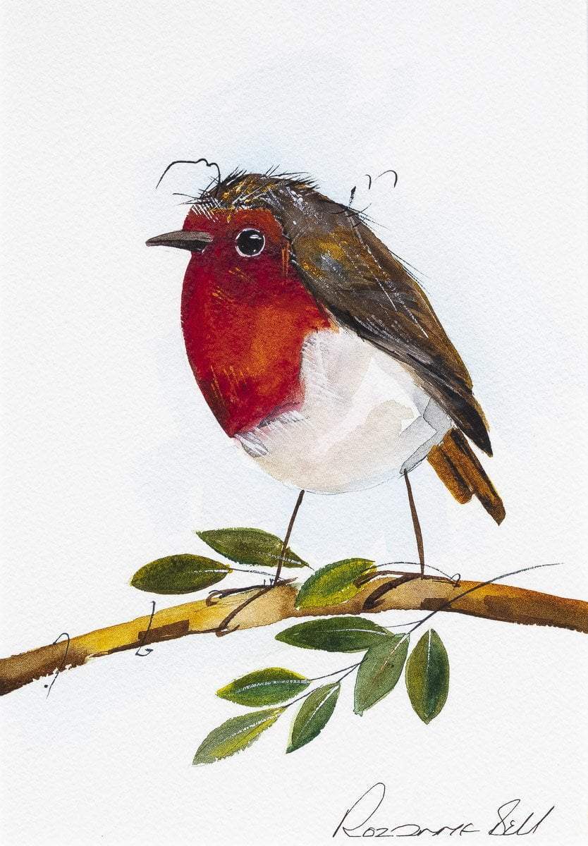 Ruby - Original - SOLD by artist Rozanne Bell - Wyecliffe Galleries