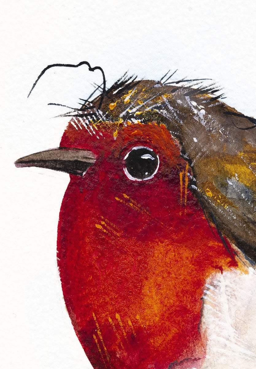 Ruby - Original - SOLD by artist Rozanne Bell - Wyecliffe Galleries