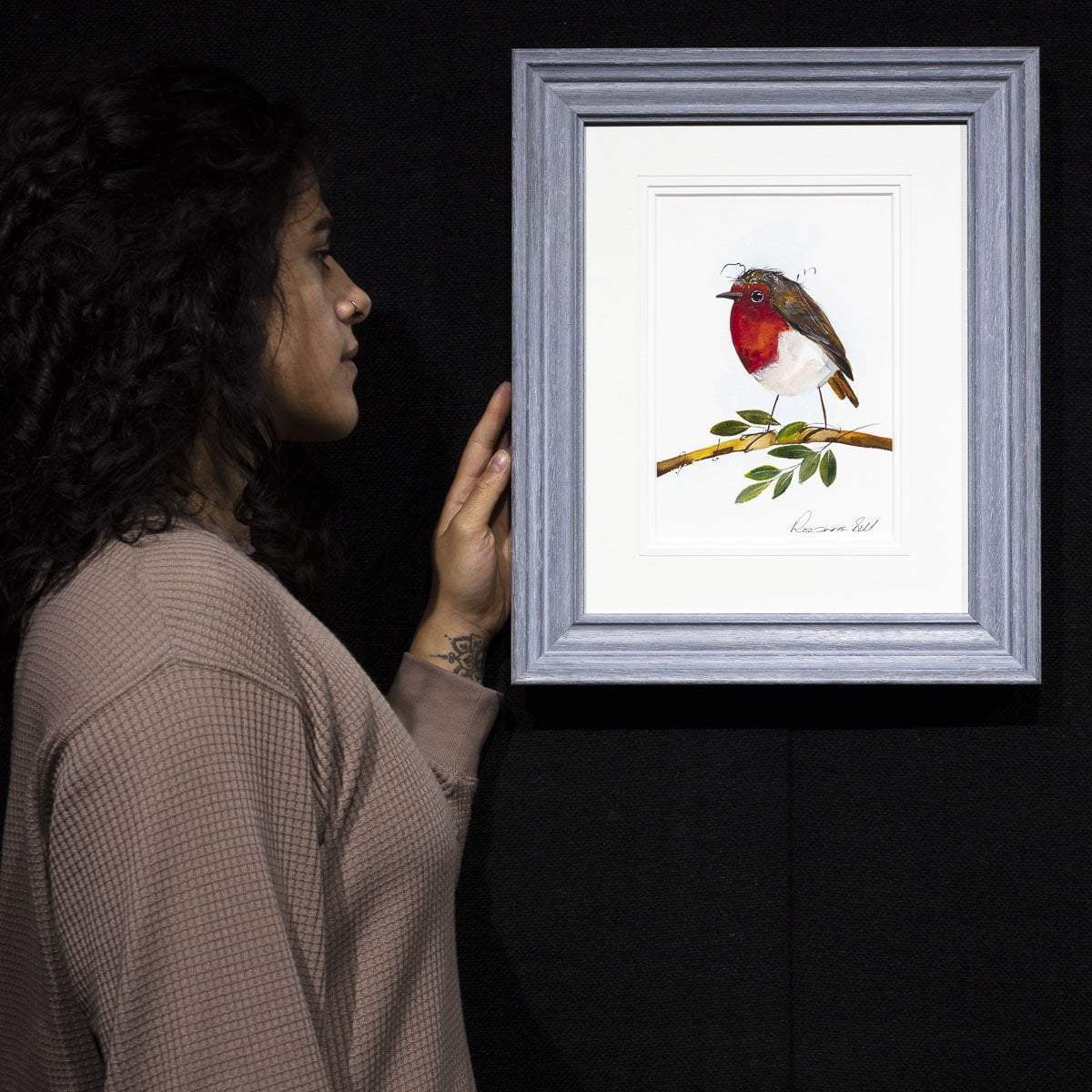 Ruby - Original - SOLD by artist Rozanne Bell - Wyecliffe Galleries