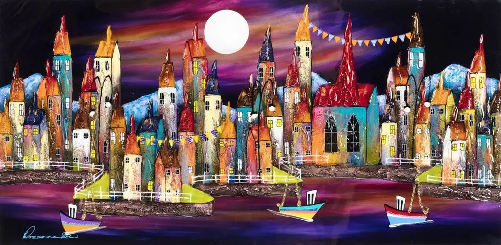 Safe Haven - Original - SOLD by artist Rozanne Bell - Wyecliffe Galleries