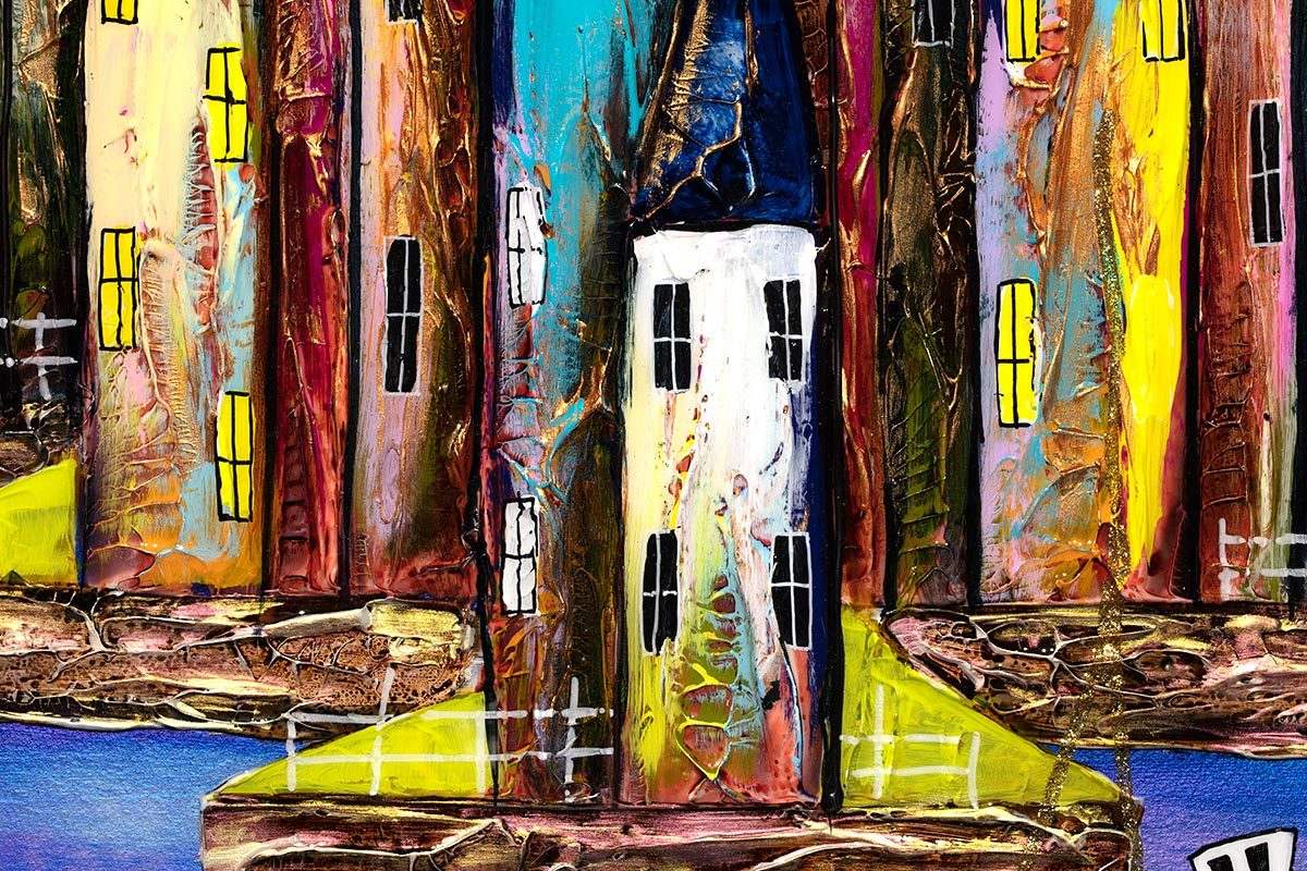 Sail Away - Original - SOLD by artist Rozanne Bell - Wyecliffe Galleries