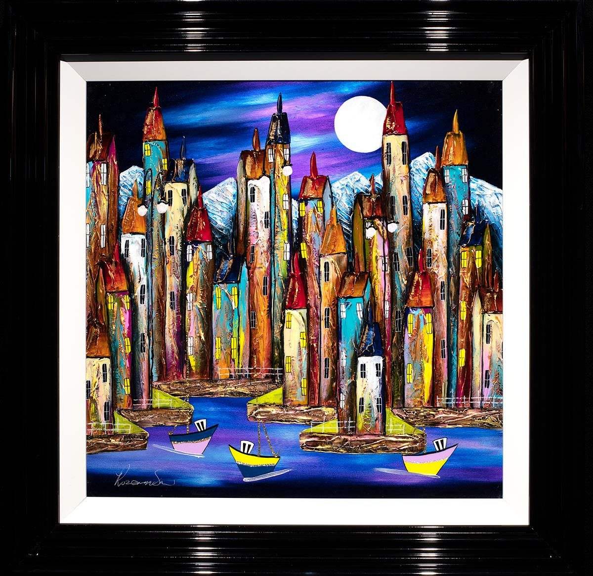 Sail Away - Original - SOLD by artist Rozanne Bell - Wyecliffe Galleries