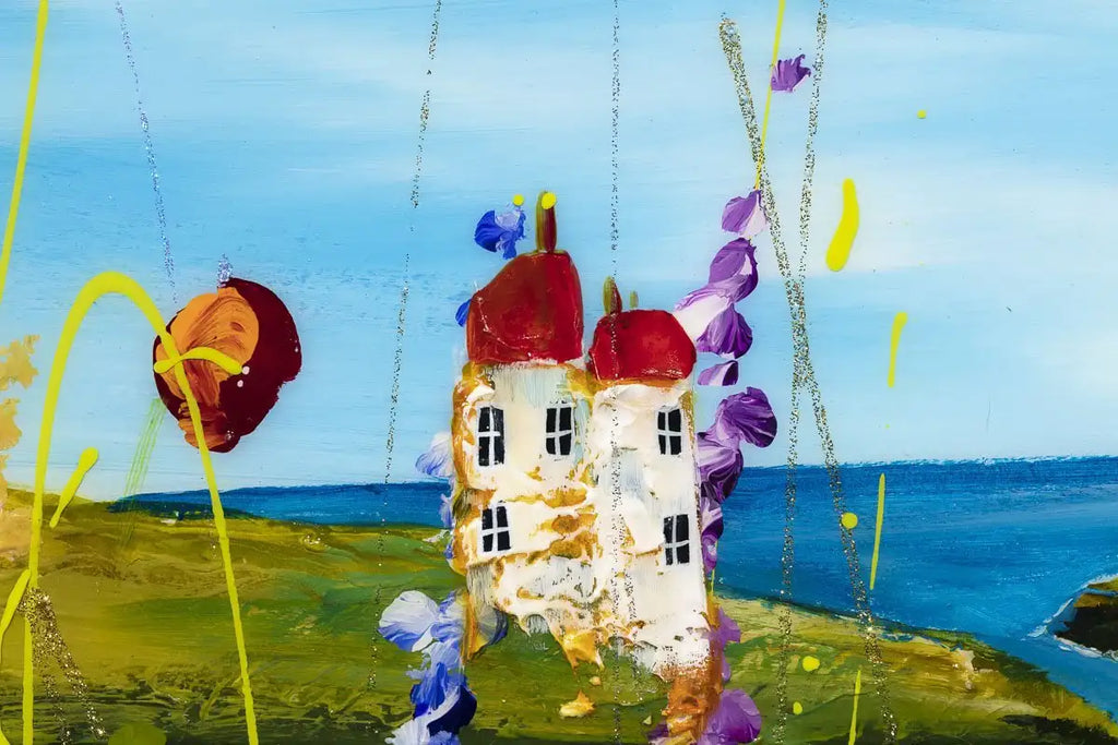 Sail Offshore - Original - SOLD by artist Rozanne Bell - Wyecliffe Galleries