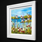 Sail Offshore - Original - SOLD by artist Rozanne Bell - Wyecliffe Galleries