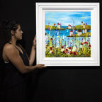 Sail Offshore - Original - SOLD by artist Rozanne Bell - Wyecliffe Galleries