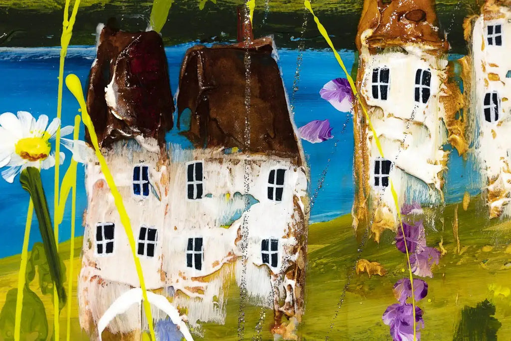 Sail Offshore - Original - SOLD by artist Rozanne Bell - Wyecliffe Galleries