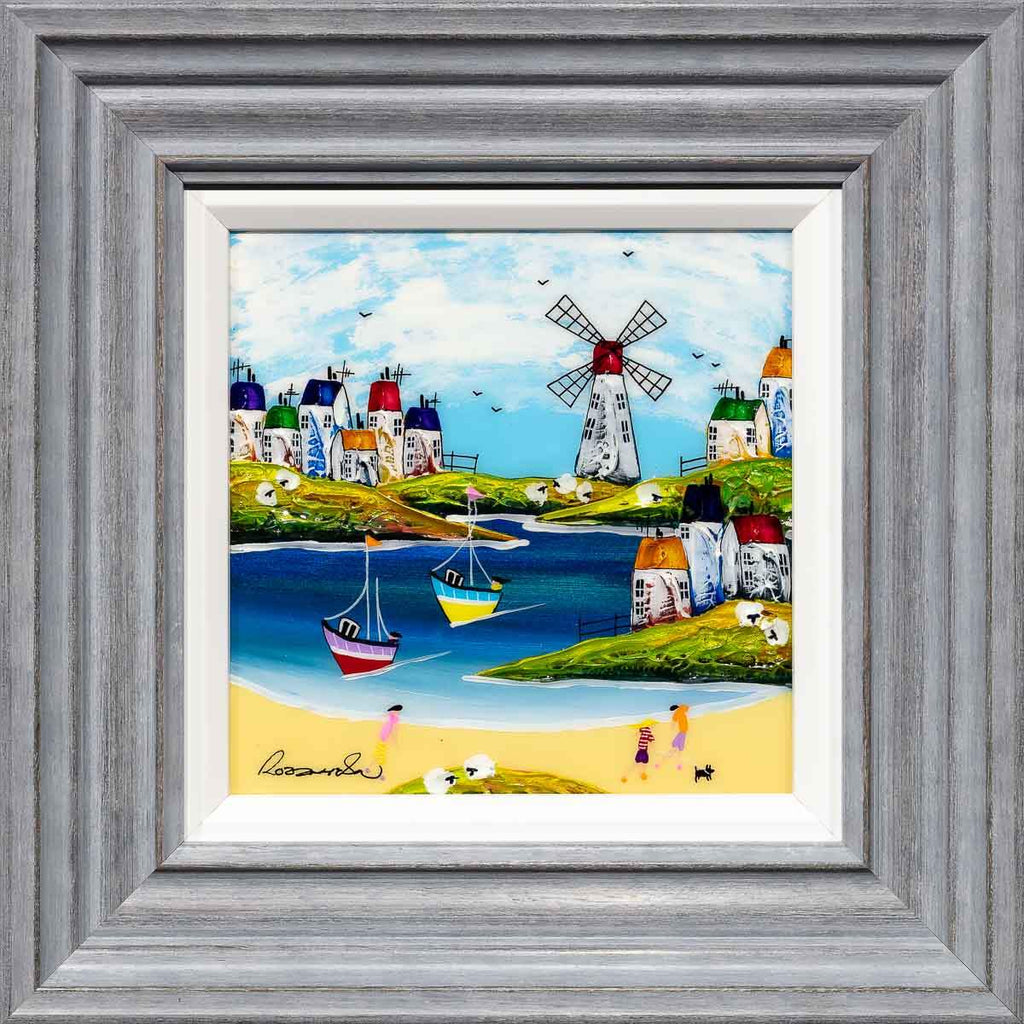 Sail With Me I - Original - SOLD by artist Rozanne Bell - Wyecliffe Galleries