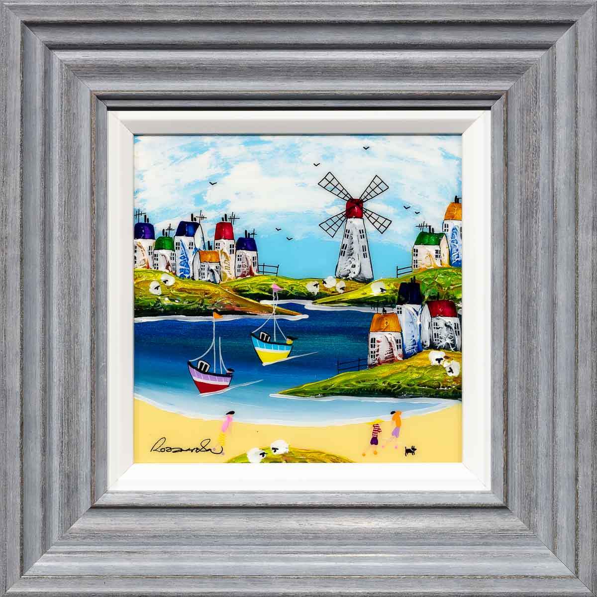 Sail With Me I - Original - SOLD by artist Rozanne Bell - Wyecliffe Galleries