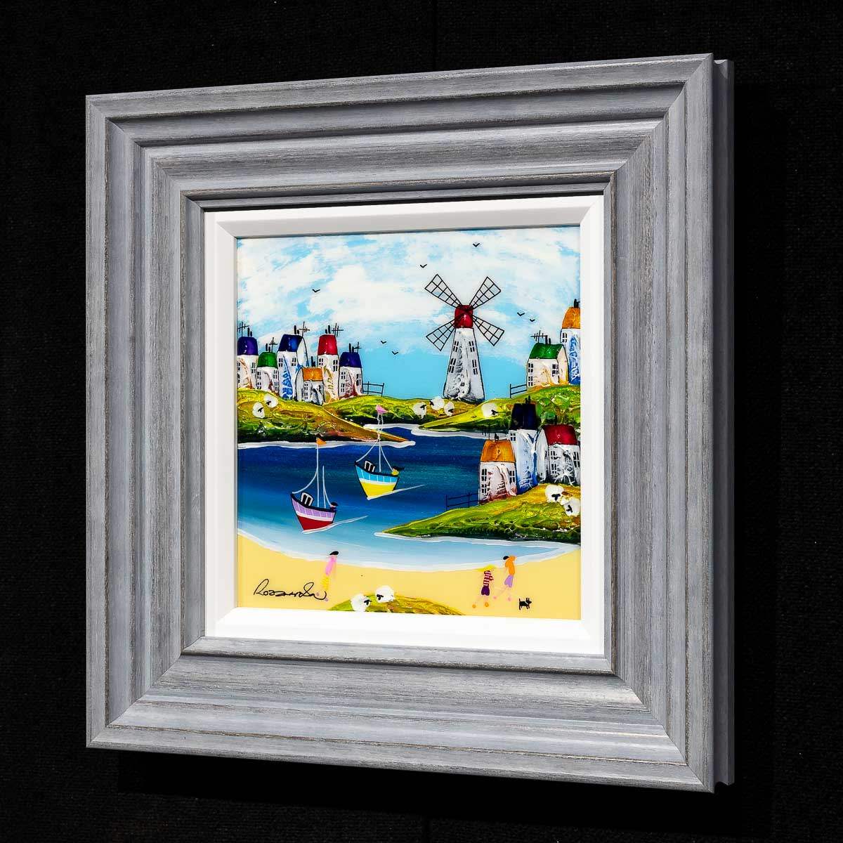 Sail With Me I - Original - SOLD by artist Rozanne Bell - Wyecliffe Galleries