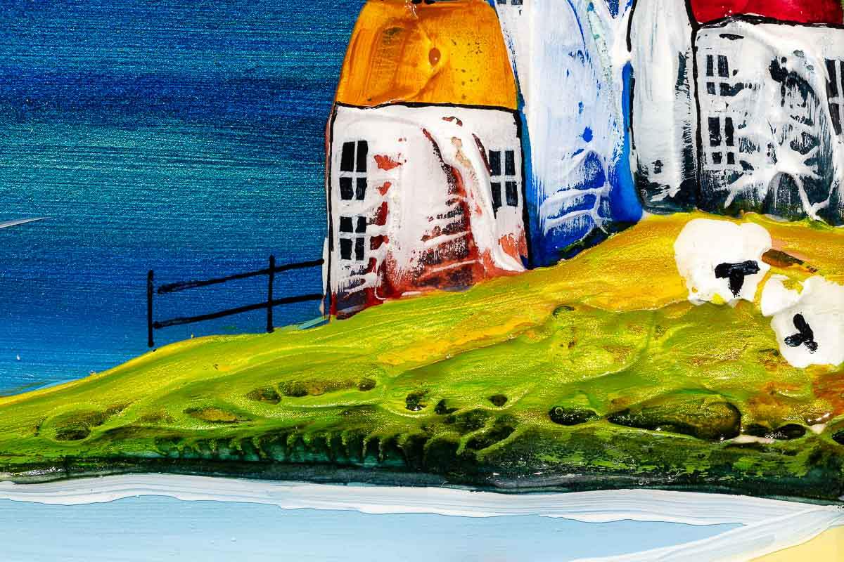 Sail With Me I - Original - SOLD by artist Rozanne Bell - Wyecliffe Galleries