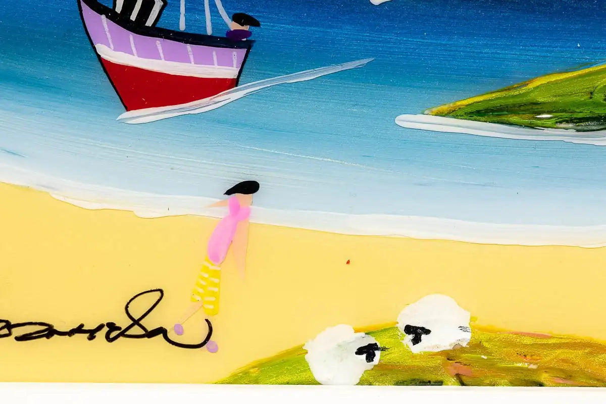 Sail With Me I - Original - SOLD by artist Rozanne Bell - Wyecliffe Galleries