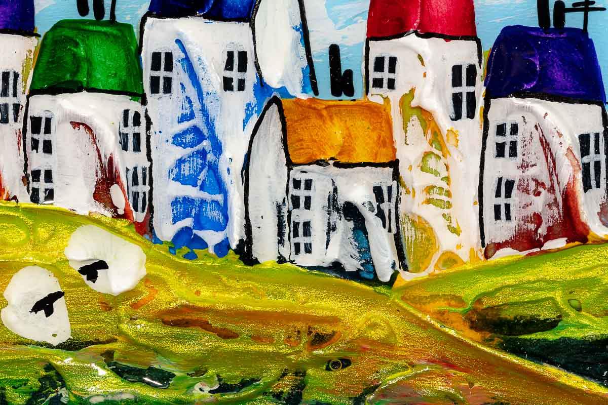 Sail With Me I - Original - SOLD by artist Rozanne Bell - Wyecliffe Galleries