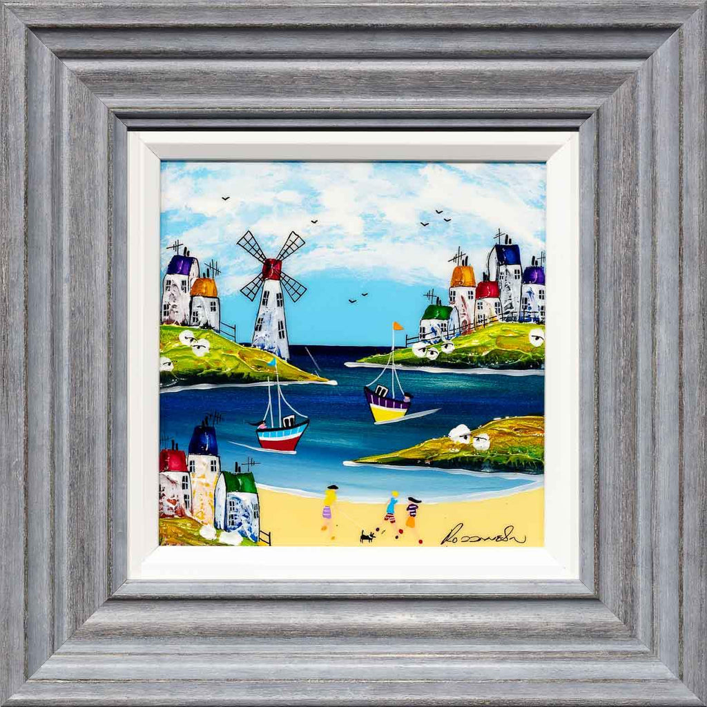 Sail with Me II - Original - SOLD by artist Rozanne Bell - Wyecliffe Galleries