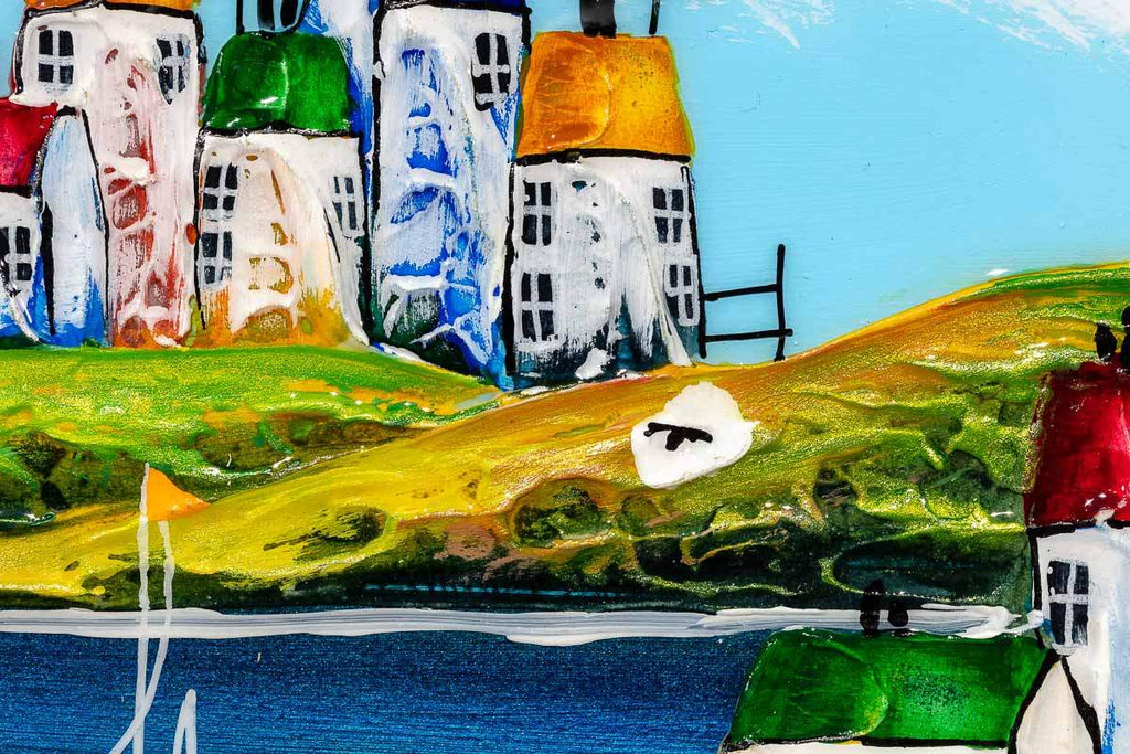 Sailing Days - Original - SOLD by artist Rozanne Bell - Wyecliffe Galleries