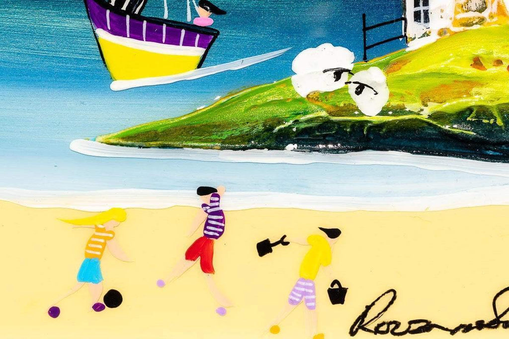 Sailing Days - Original - SOLD by artist Rozanne Bell - Wyecliffe Galleries