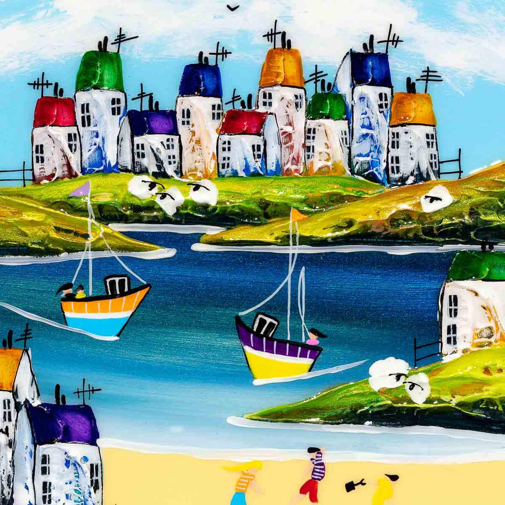 Sailing Days - Original - SOLD by artist Rozanne Bell - Wyecliffe Galleries