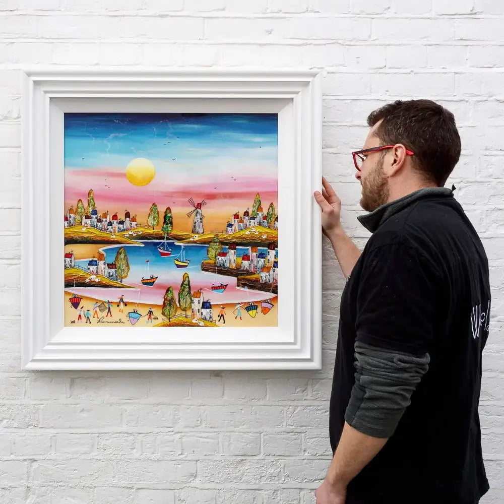 Sailing on a Sunny Day - Original - SOLD by artist Rozanne Bell - Wyecliffe Galleries