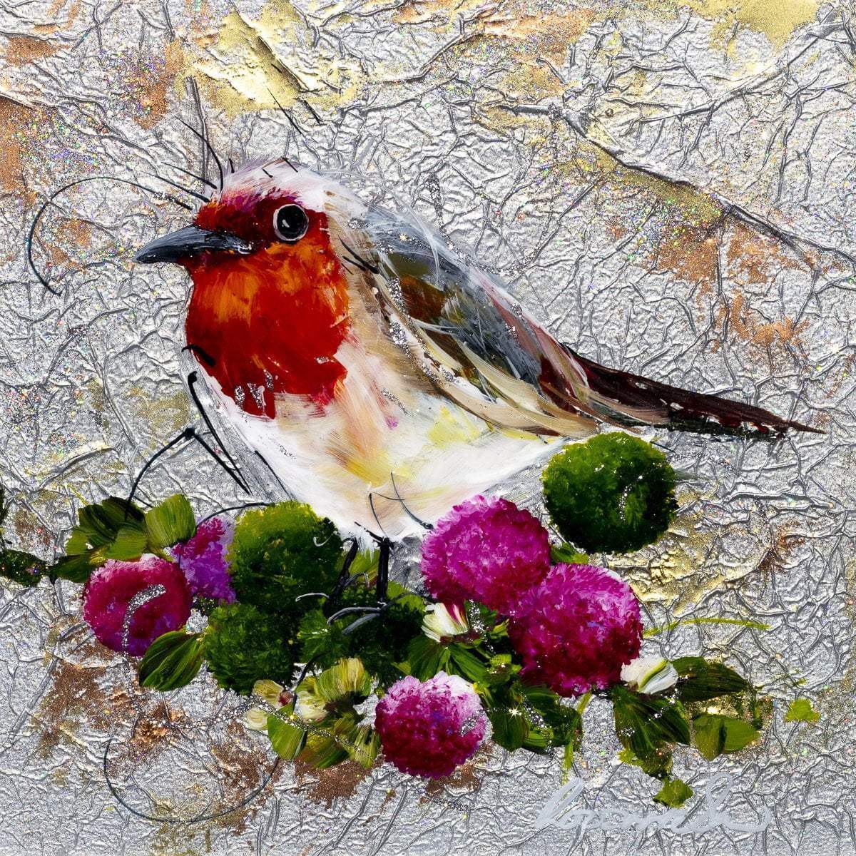 Say Hello - Original - SOLD by artist Rozanne Bell - Wyecliffe Galleries