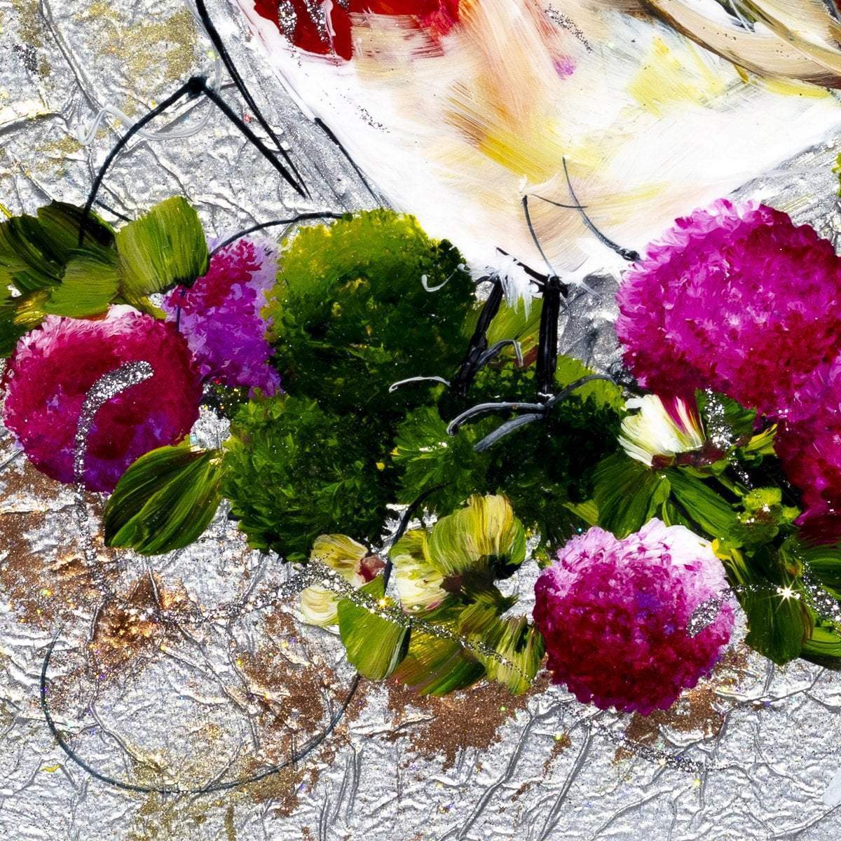 Say Hello - Original - SOLD by artist Rozanne Bell - Wyecliffe Galleries