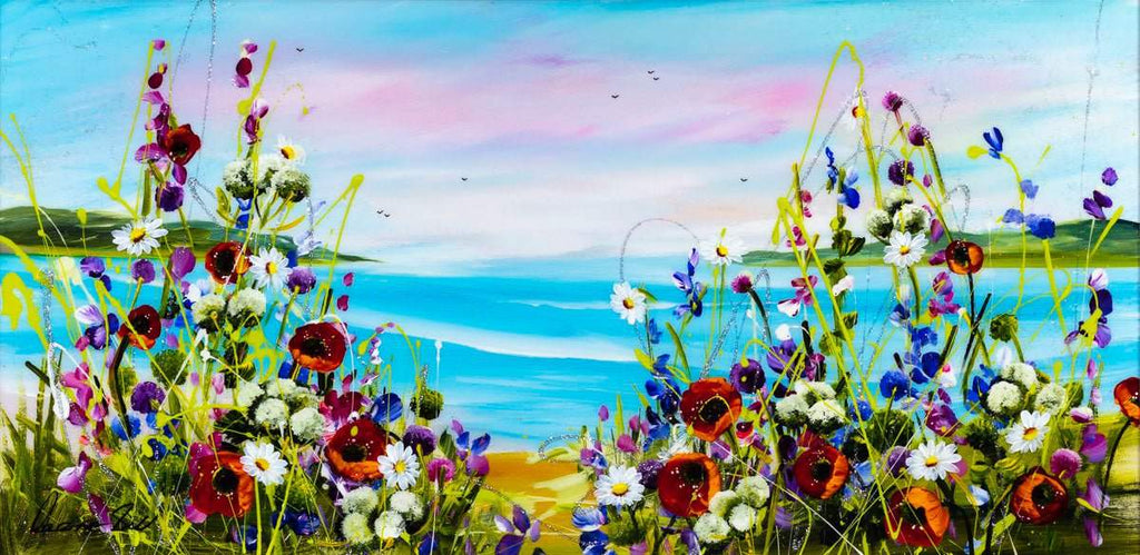 Scenic Skies - Original - SOLD by artist Rozanne Bell - Wyecliffe Galleries