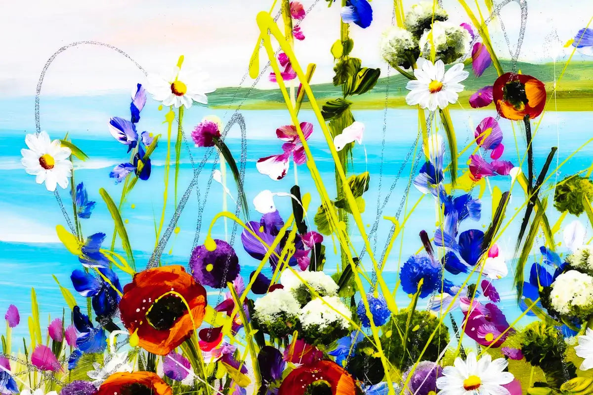 Scenic Skies - Original - SOLD by artist Rozanne Bell - Wyecliffe Galleries