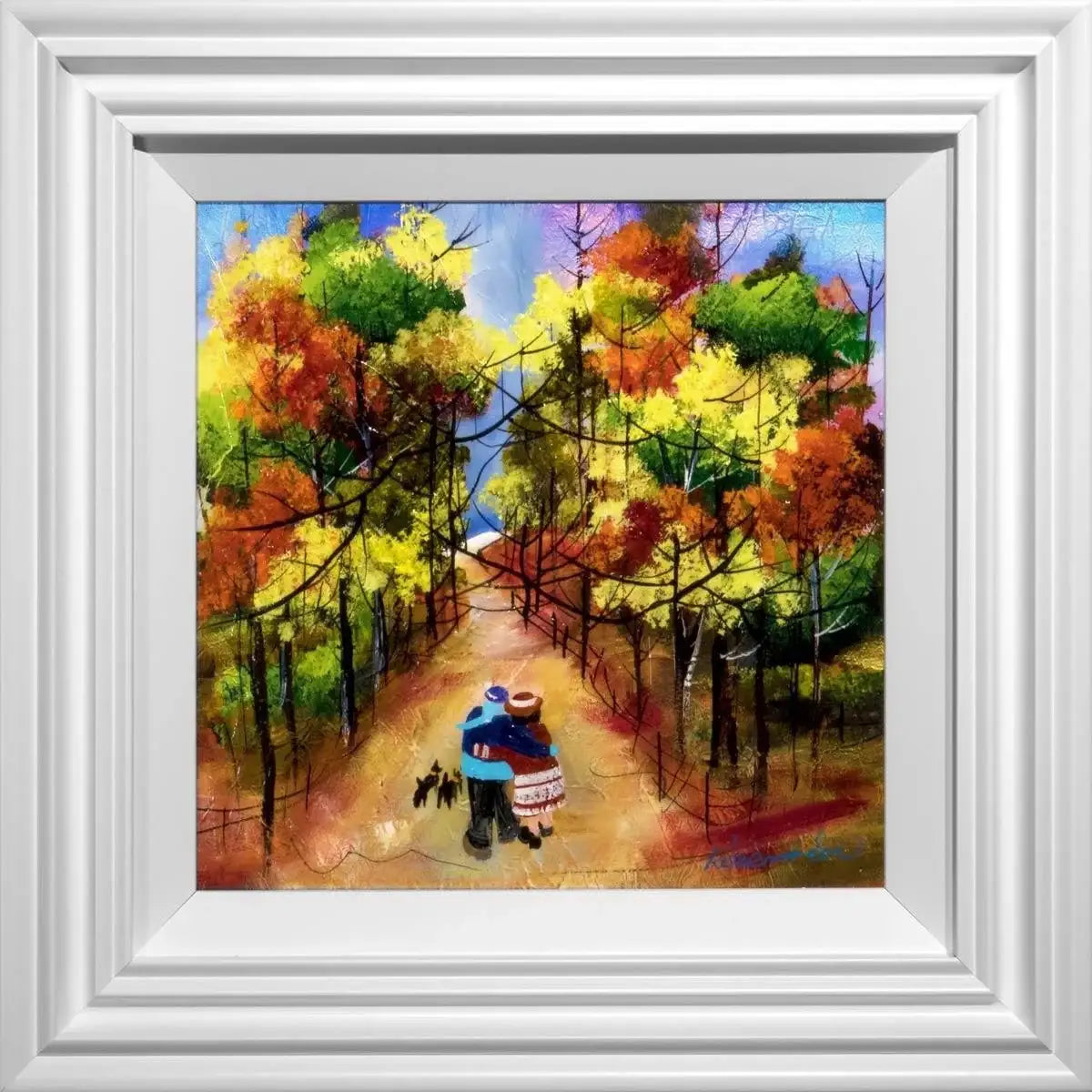 Scots Terriers - Original - SOLD by artist Rozanne Bell - Wyecliffe Galleries