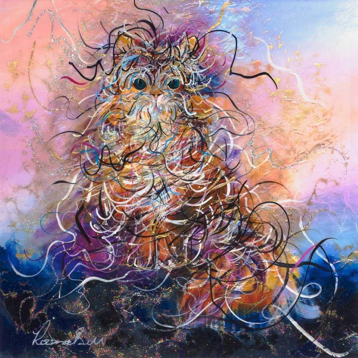 Scruff - Original - SOLD by artist Rozanne Bell - Wyecliffe Galleries