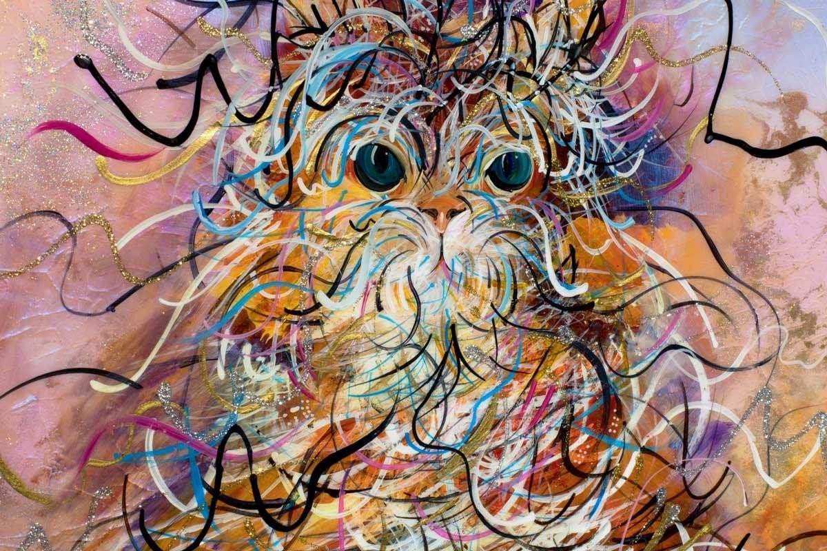 Scruff - Original - SOLD by artist Rozanne Bell - Wyecliffe Galleries