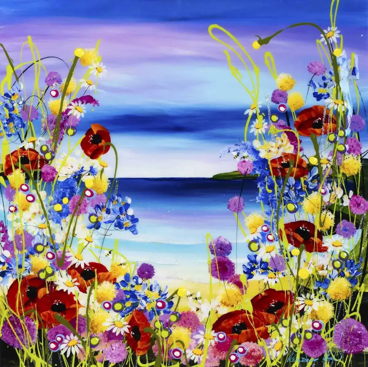 Sea Breeze - SOLD by artist Rozanne Bell - Wyecliffe Galleries