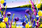 Seaside Blooms II - Original - SOLD by artist Rozanne Bell - Wyecliffe Galleries