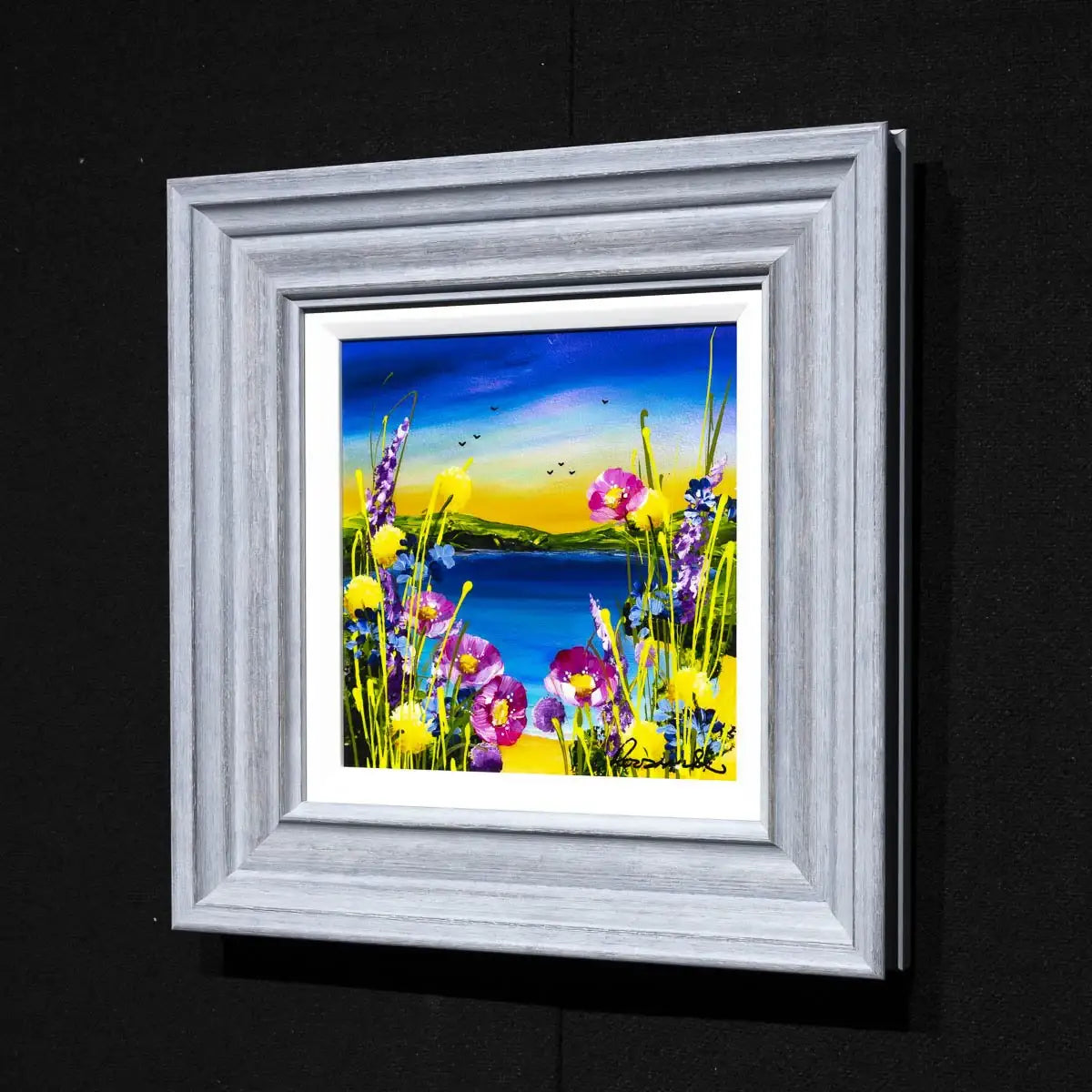 Seaside Blooms III - Original - SOLD by artist Rozanne Bell - Wyecliffe Galleries