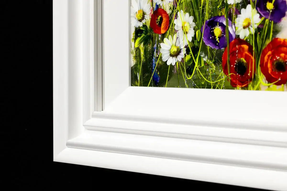 Seaside Flowers - Original - SOLD by artist Rozanne Bell - Wyecliffe Galleries