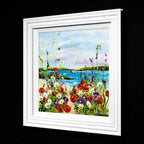 Seaside Flowers - Original - SOLD by artist Rozanne Bell - Wyecliffe Galleries
