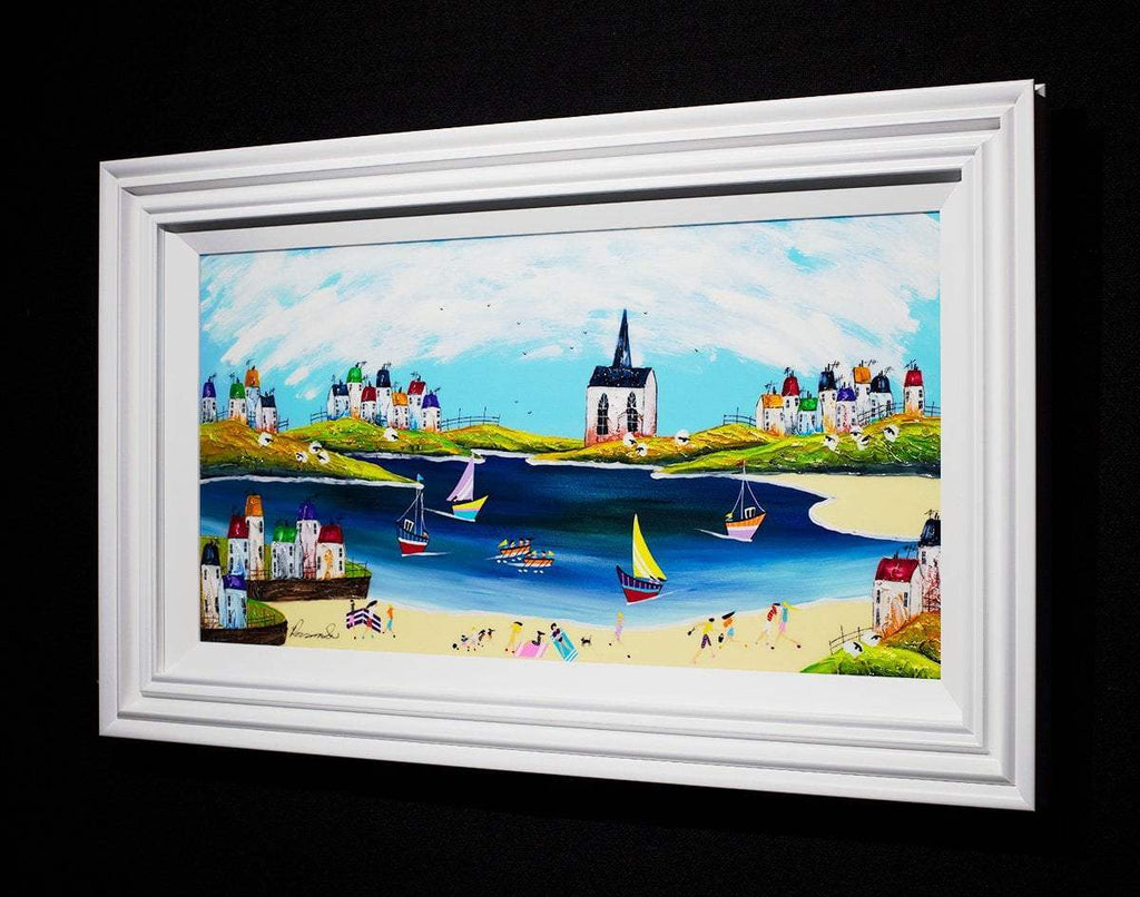 Seaside Fun - Original - SOLD by artist Rozanne Bell - Wyecliffe Galleries