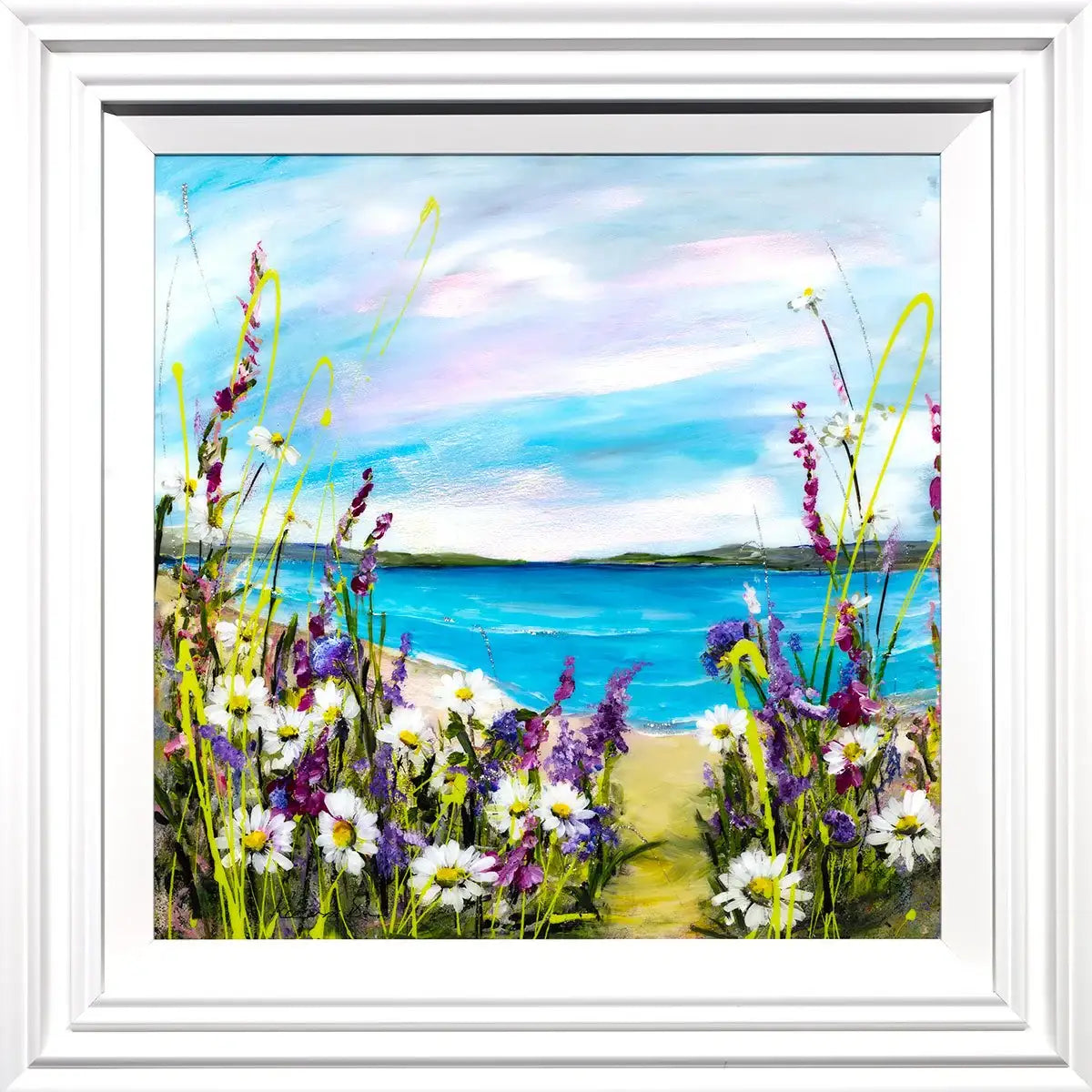 Seaside Memories - Original - SOLD by artist Rozanne Bell - Wyecliffe Galleries