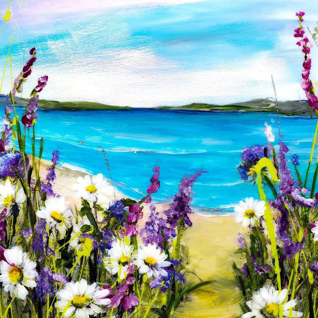 Seaside Memories - Original - SOLD by artist Rozanne Bell - Wyecliffe Galleries