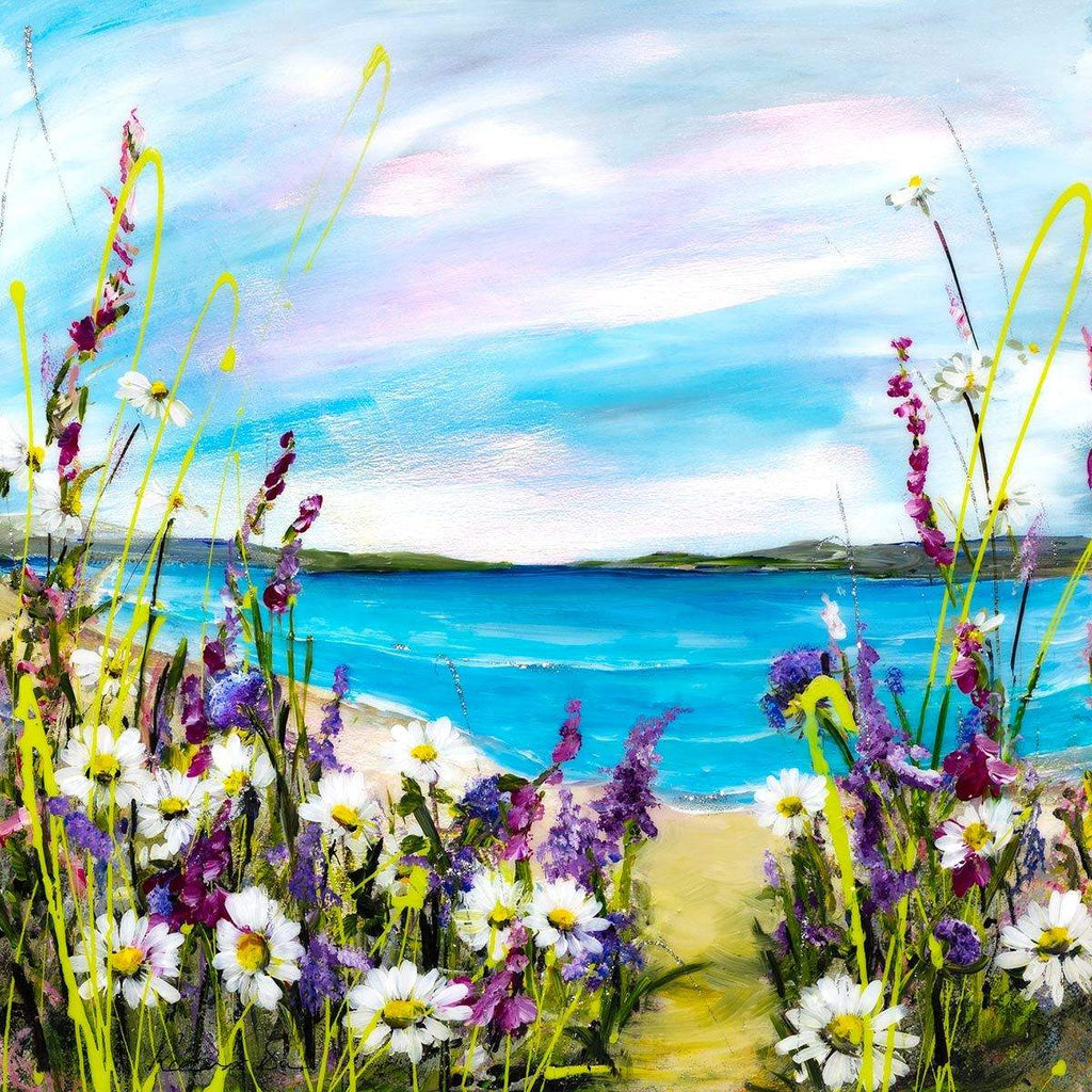 Seaside Memories - Original - SOLD by artist Rozanne Bell - Wyecliffe Galleries